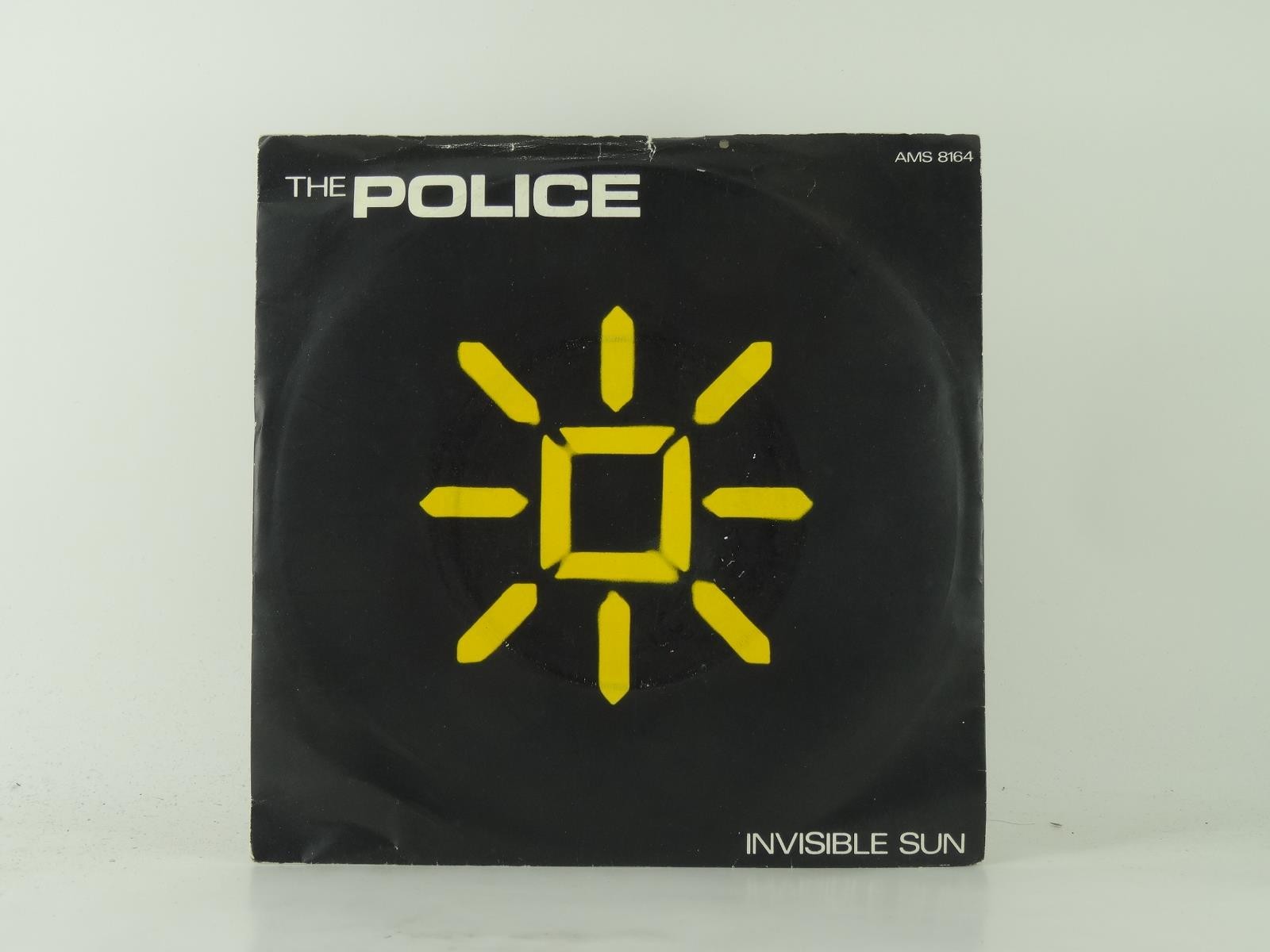 THE POLICE INVISIBLE SUN (7) 2 Track 7" Single plus Picture Sleeve A&M RECORDS