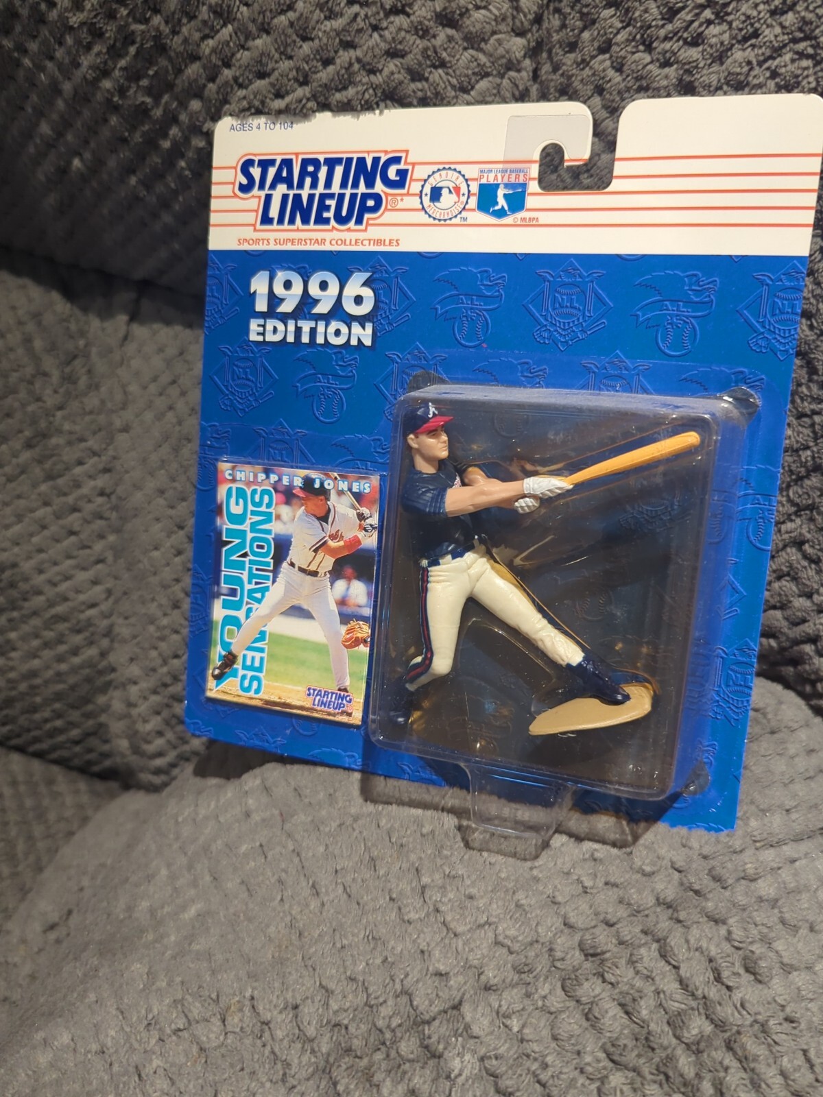 Starting Lineup SLU CHIPPER JONES Braves 1996 Edition MLB Baseball Kenner New