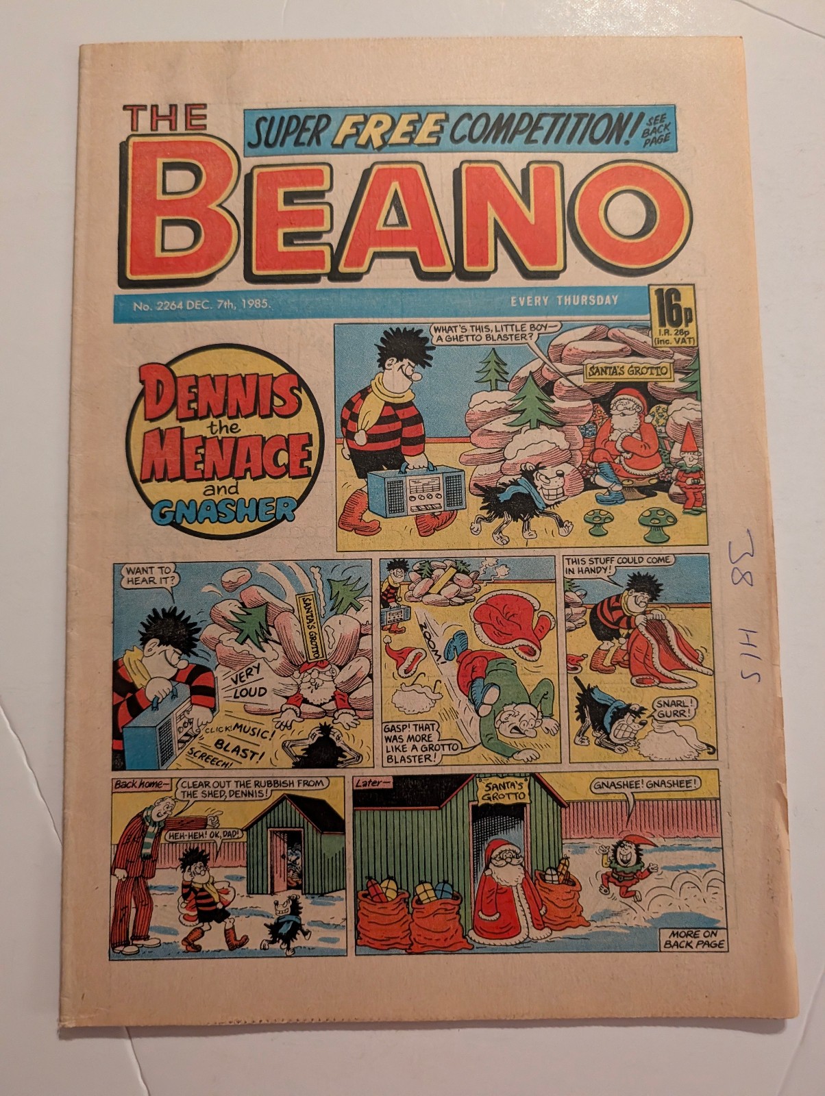 Beano Comic No 2264, December 7th 1985.