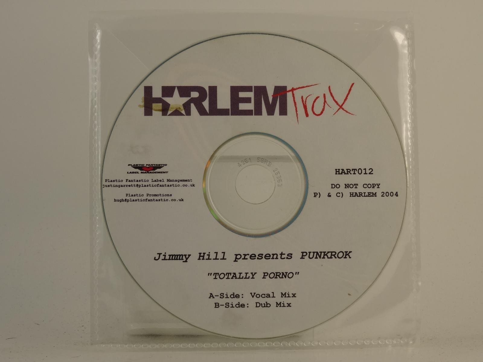 PUNKROK TOTALLY PORNO (H1) 2 Track Promo CD Single plus Plastic Sleeve 