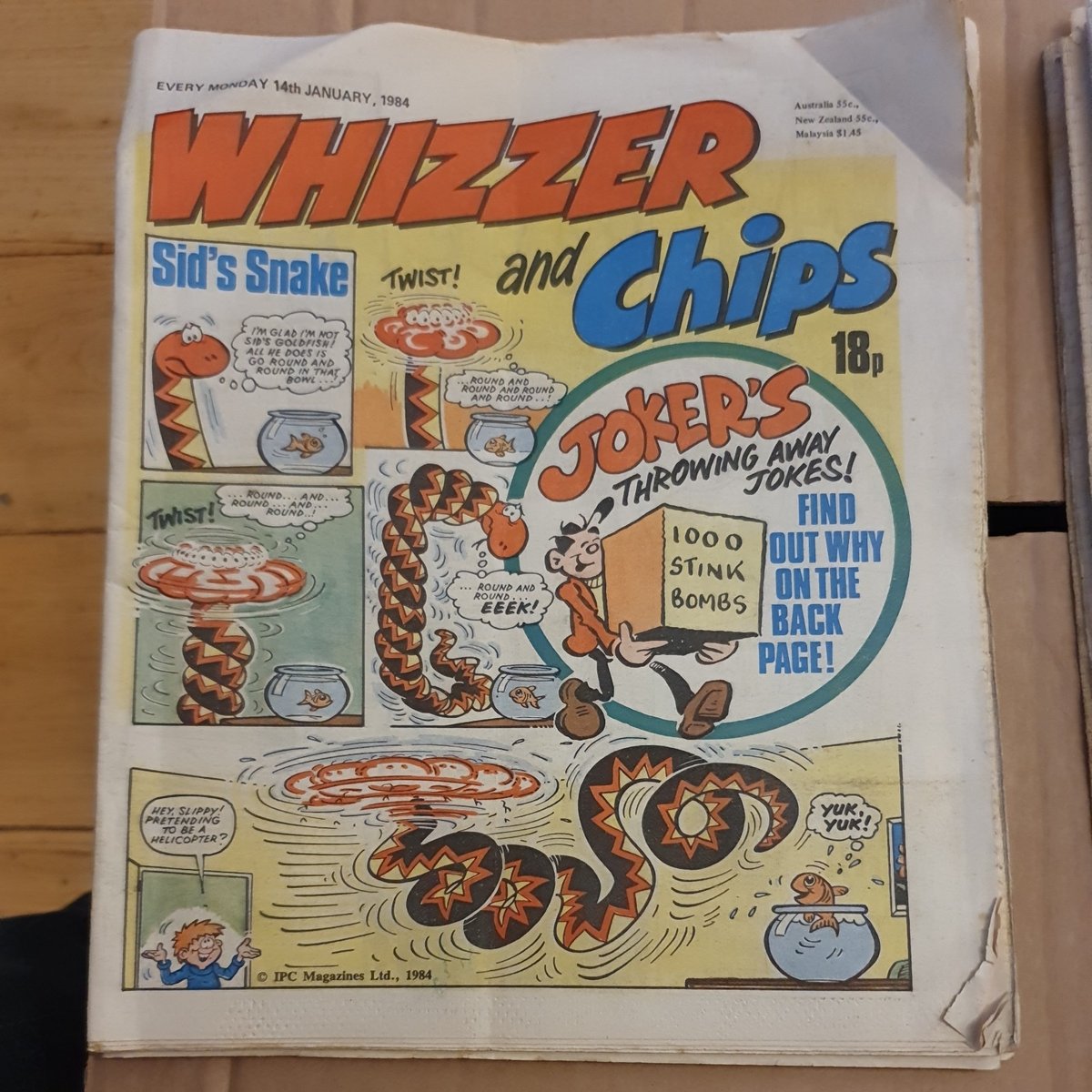 Whizzer And Chips Comic 14th January 1984