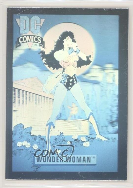 1992 Impel DC Comics DC Cosmic Holograms Wonder Woman #DCH9 1m8