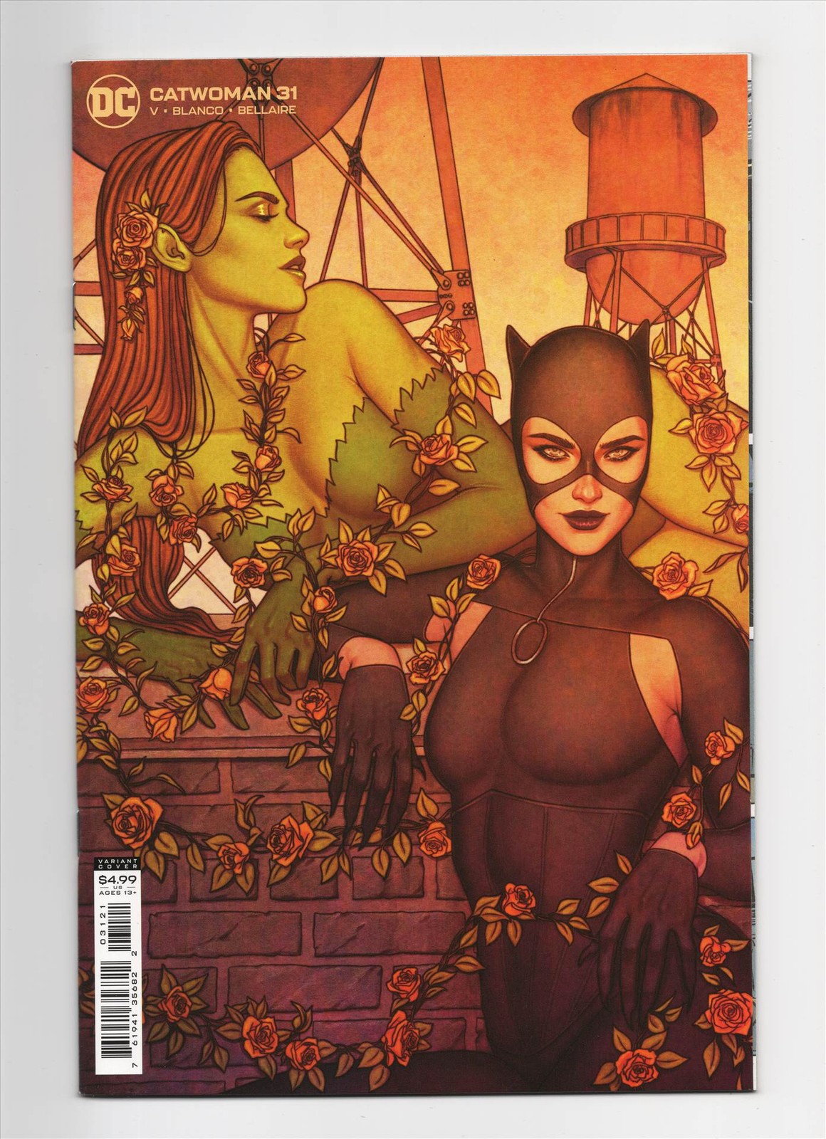 Catwoman #31 quasi nuovo + Jenny Frison variante 2021 Poison Ivy copertina B DC Comics