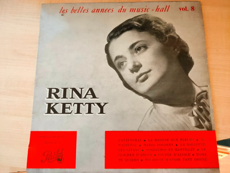 Rina Ketty – Les Belles Années Du Music-Hall Vol. 8 - Vinyle 33 tours 10"