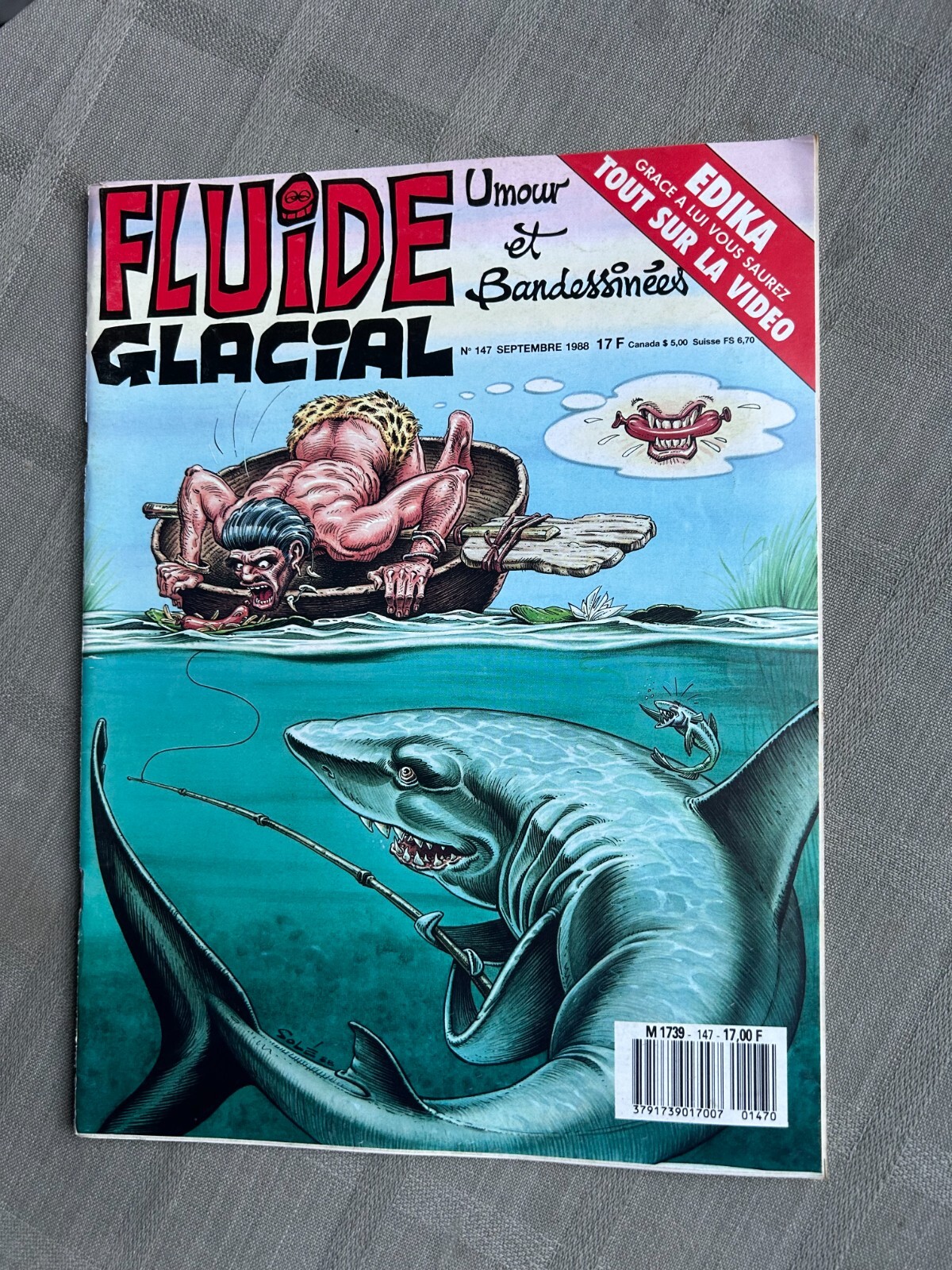 FLUIDE GLACIAL N°147 SEPTEMBRE 1988 EN TRÈS BON ÉTAT