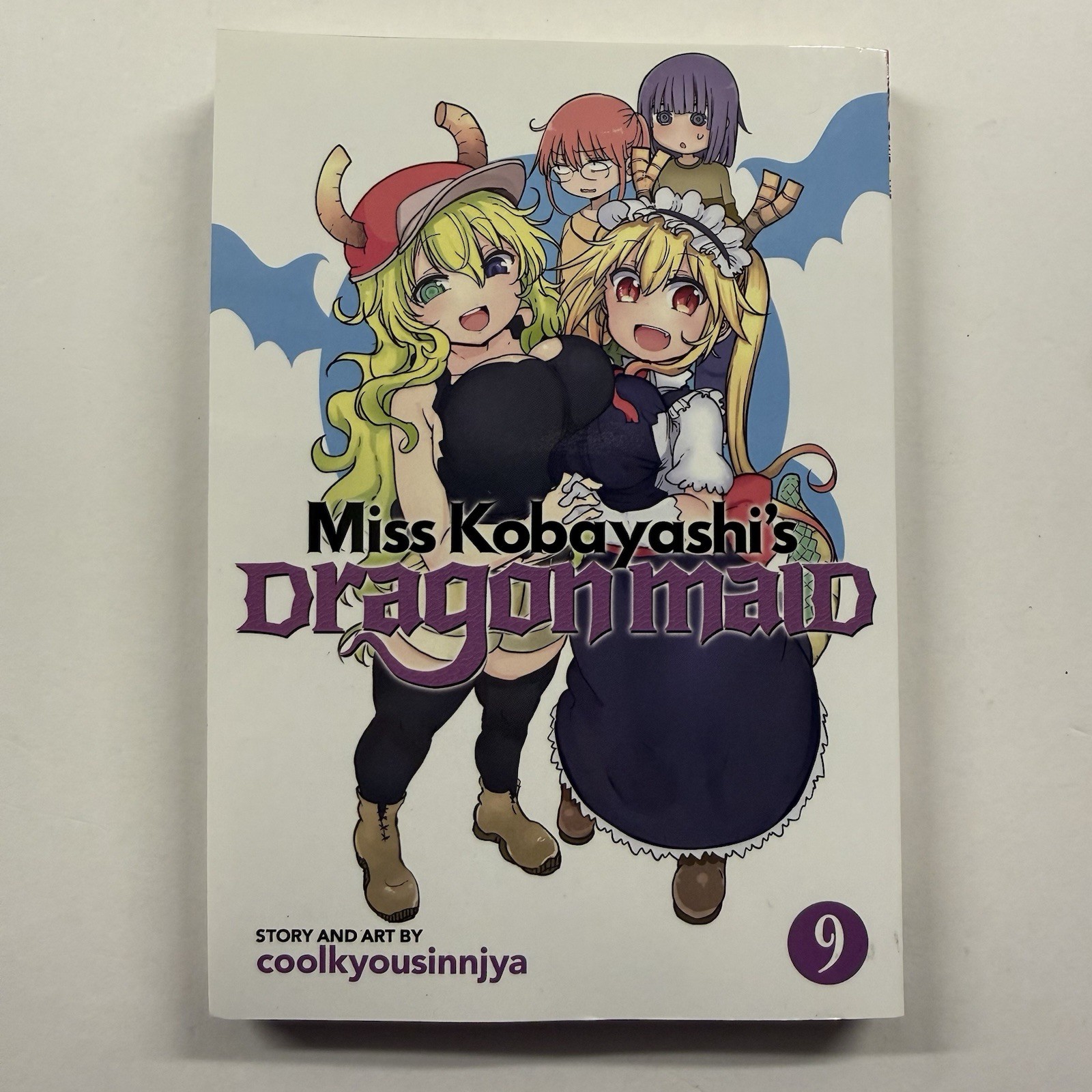 Miss Kobayashi’s Dragon Maid Volume 9 Manga Vol Sette Mari Prima Stampa [Inglese]