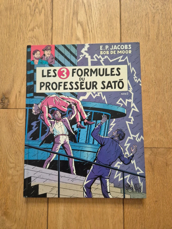 Bande dessinée Black et Mortimer Les 3 formules du professeur Satō
