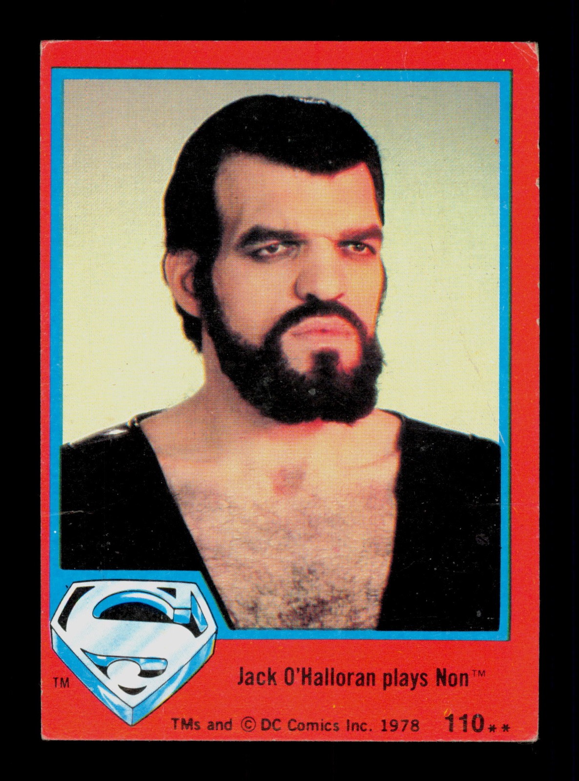 Jack O'halloran Plays Non 110 Superman The Movie 1978 Trading Card TCG