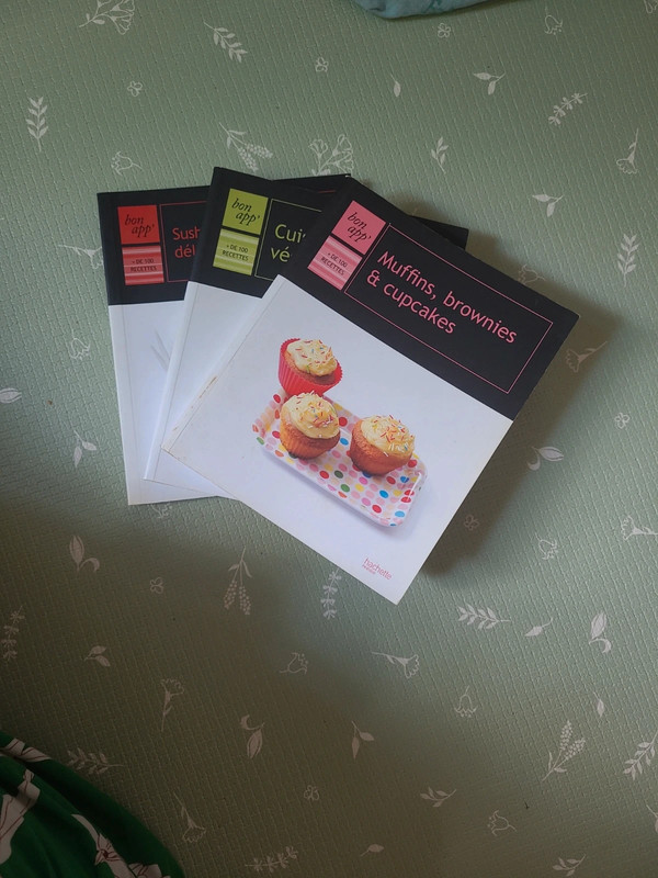 Lots de 3 livres de cuisine