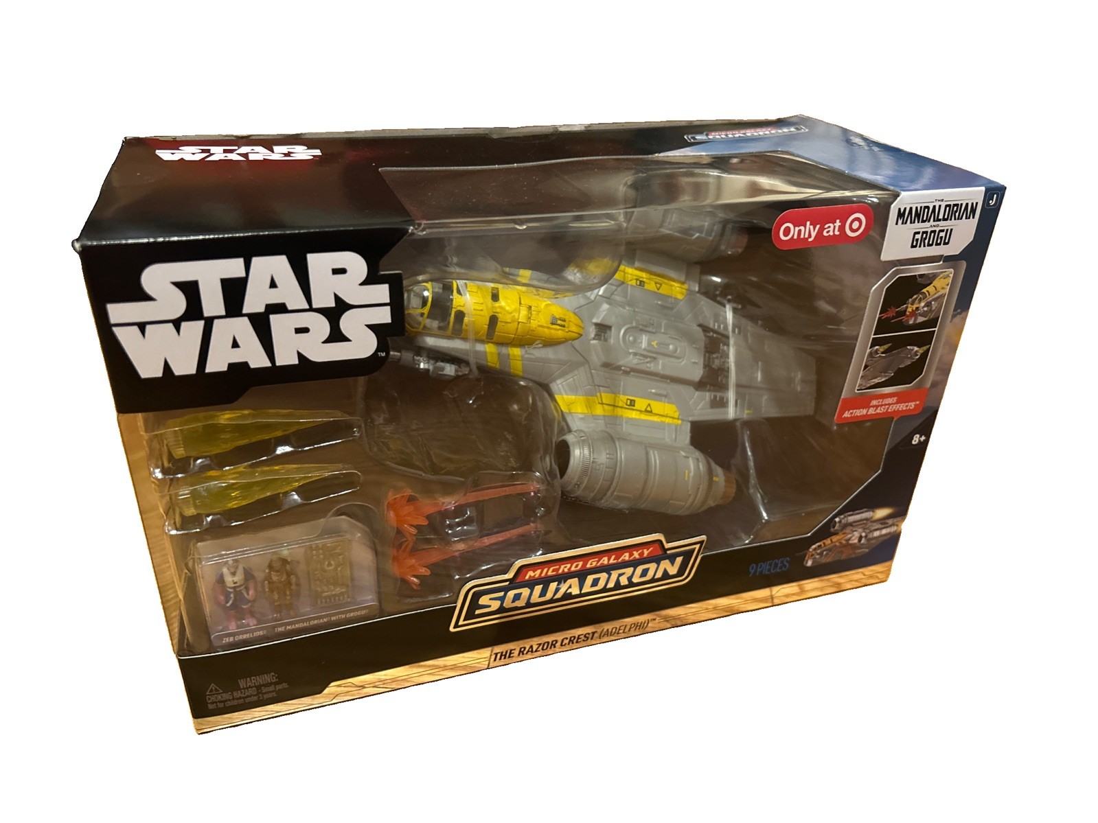 Star Wars Micro Galaxy Squadron Razor Crest Adelphi Esclusivo 8" Spedizione 2026 Nuovo con scatola