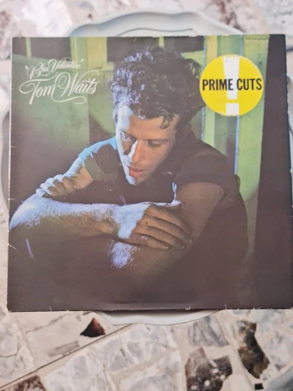 Tom Waits - Blue Valentine 1980s Europe re-issue LP