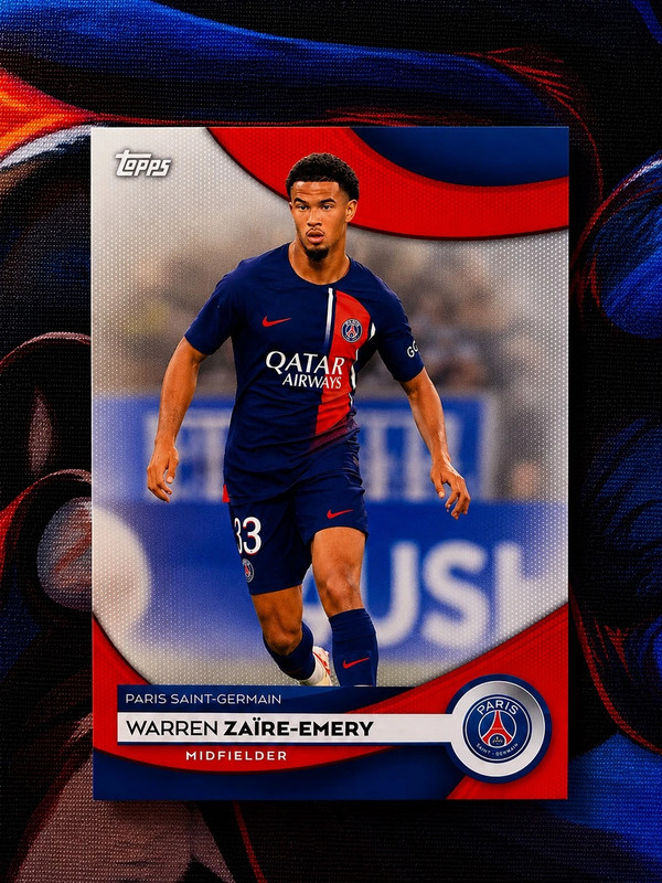 Topps PSG Team Set 2023/24 Warren Zaïre-Emery