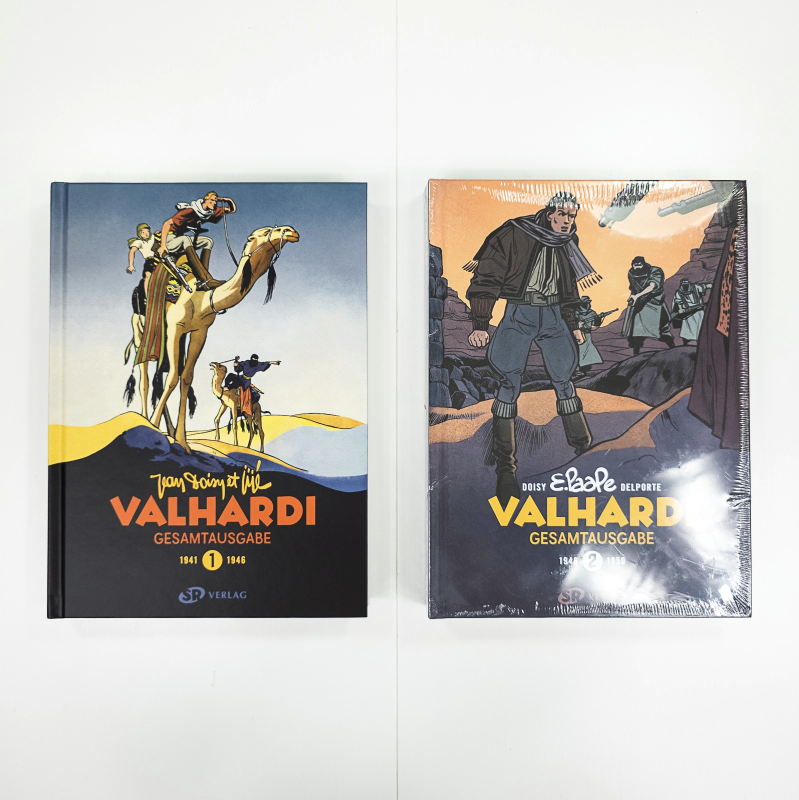 Valhardi edizione completa 1-2 | NUOVO / Sealed | 1941-1950 | SR Editore copertina rigida DE