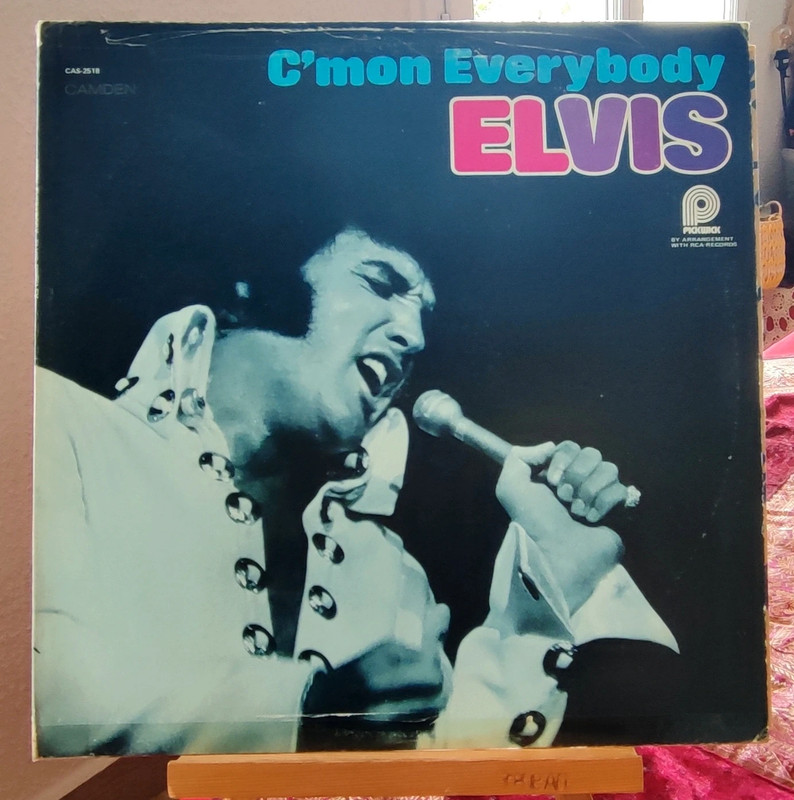 Disque 33 tours - Elvis Presley / C'mon everybody