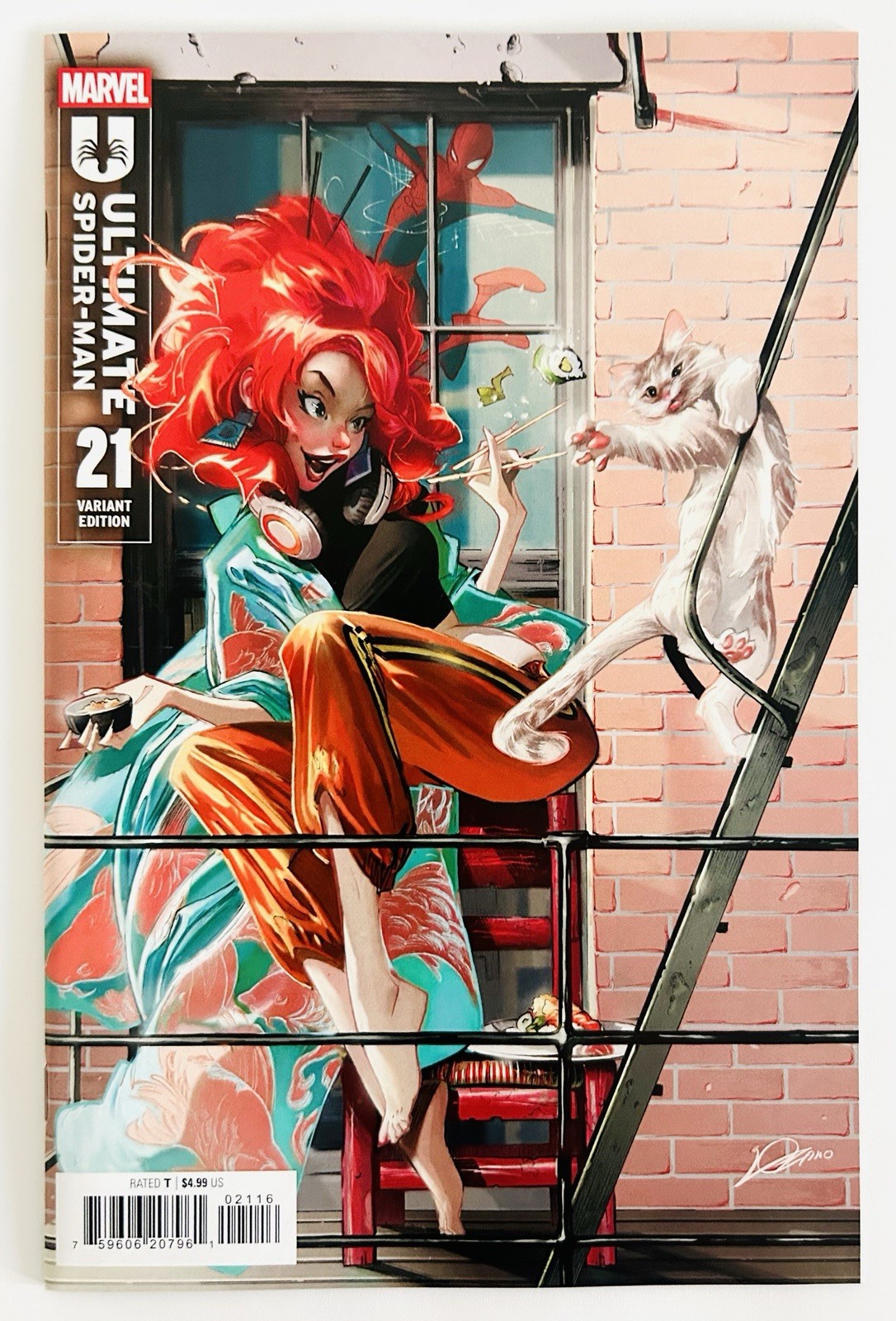 Ultimate Spider-Man #21 Alexander Lozano 1:25 Incentive Variant 2025 Mary Jane