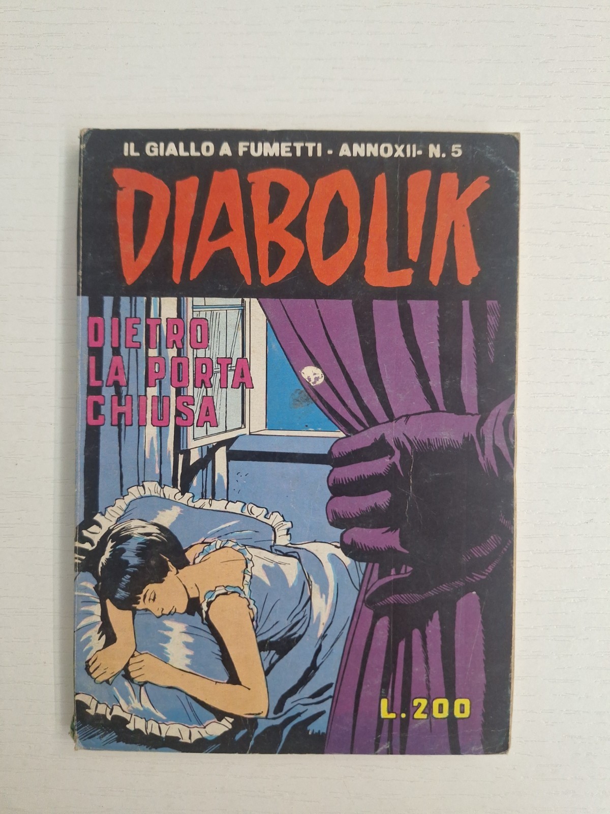 DIABOLIK ANNO XII  n. 5 ORIGINALE 1973