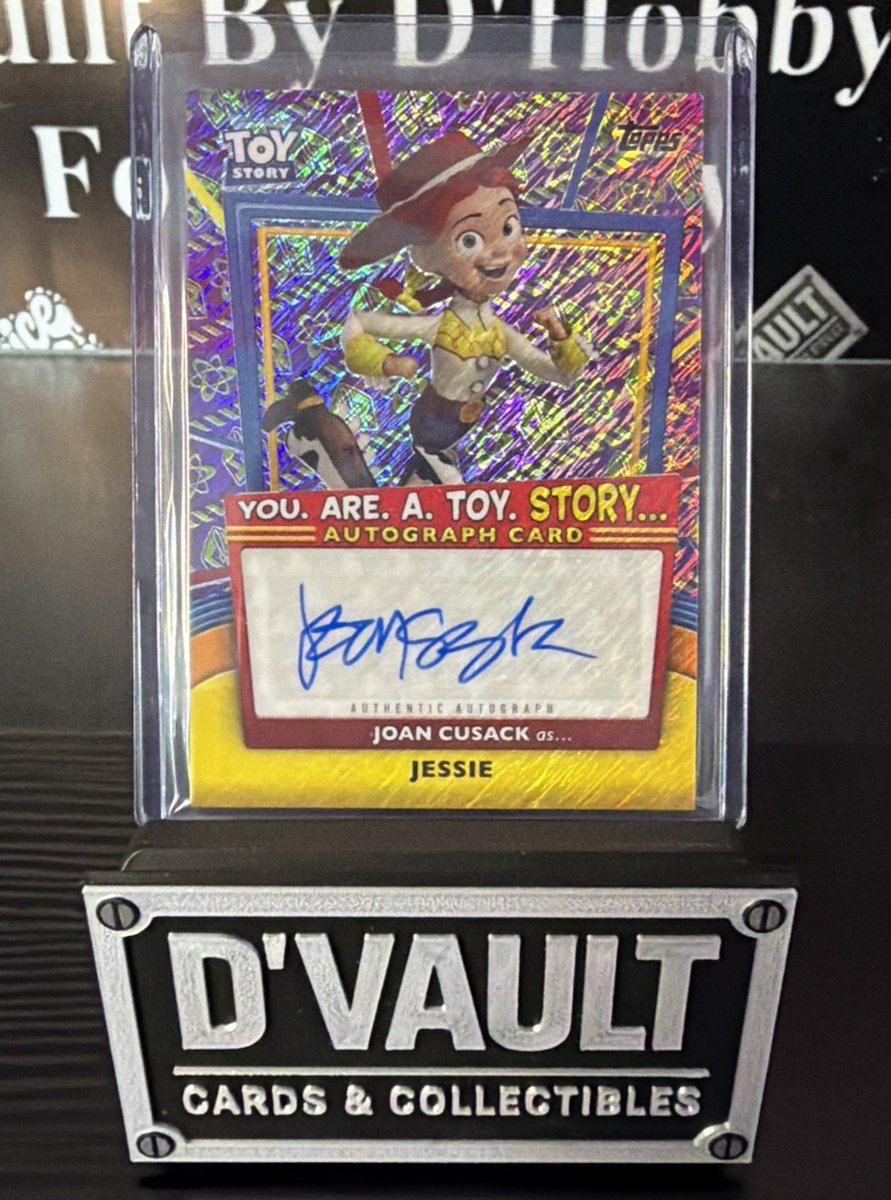 2025 Topps 30 anni Toy Story Jessie Auto Buzz Lightyear Shimmer /75 Joan Cusack