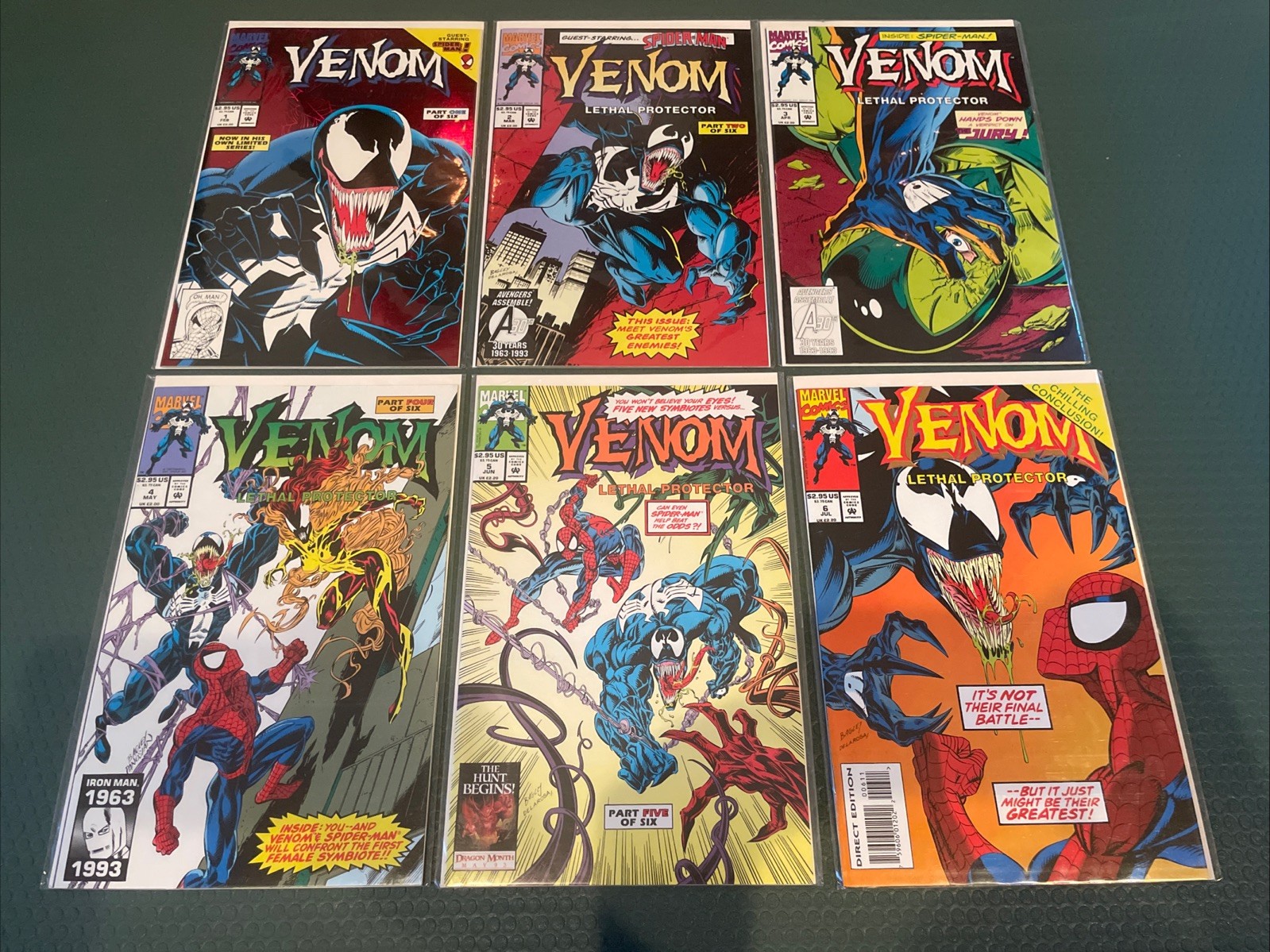 Marvel Comics Venom: Lethal Protector #1-6 lotto completo (1993)
