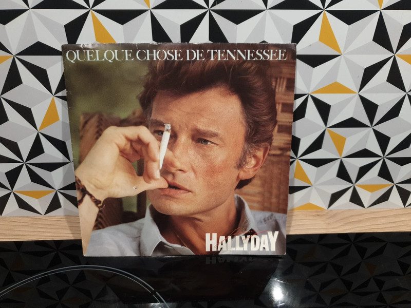 Vinyle 45T Johnny Hallyday - Quelque chose de Tennessee - 1985 - Philips - 884 308-7