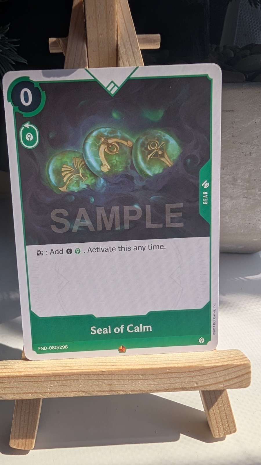 2024 RIFTBOUND: DEFY, DISCIPLINE AND SEAL OF CALM - PROJECT K YASUO TRIAL DECK