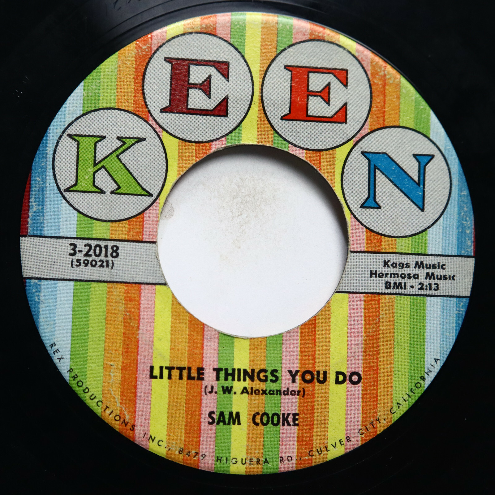 SAM COOKE - LITTLE THINGS YOU DO / EVERYBODY LIKES TO CHA CHA CHA - SOUL 45