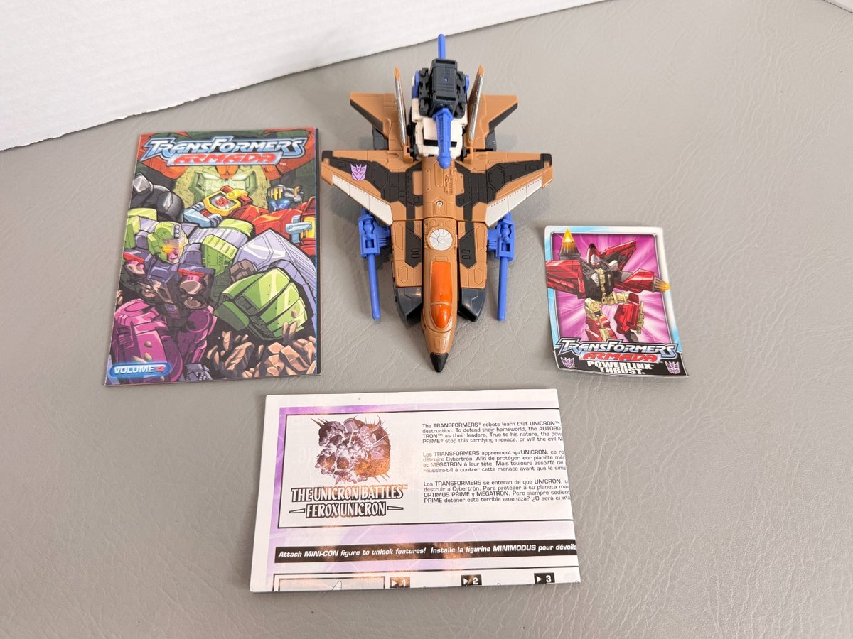 Transformers Armada Powerlinx Spinta con Powerlinx Inferno Mini-Con Completo