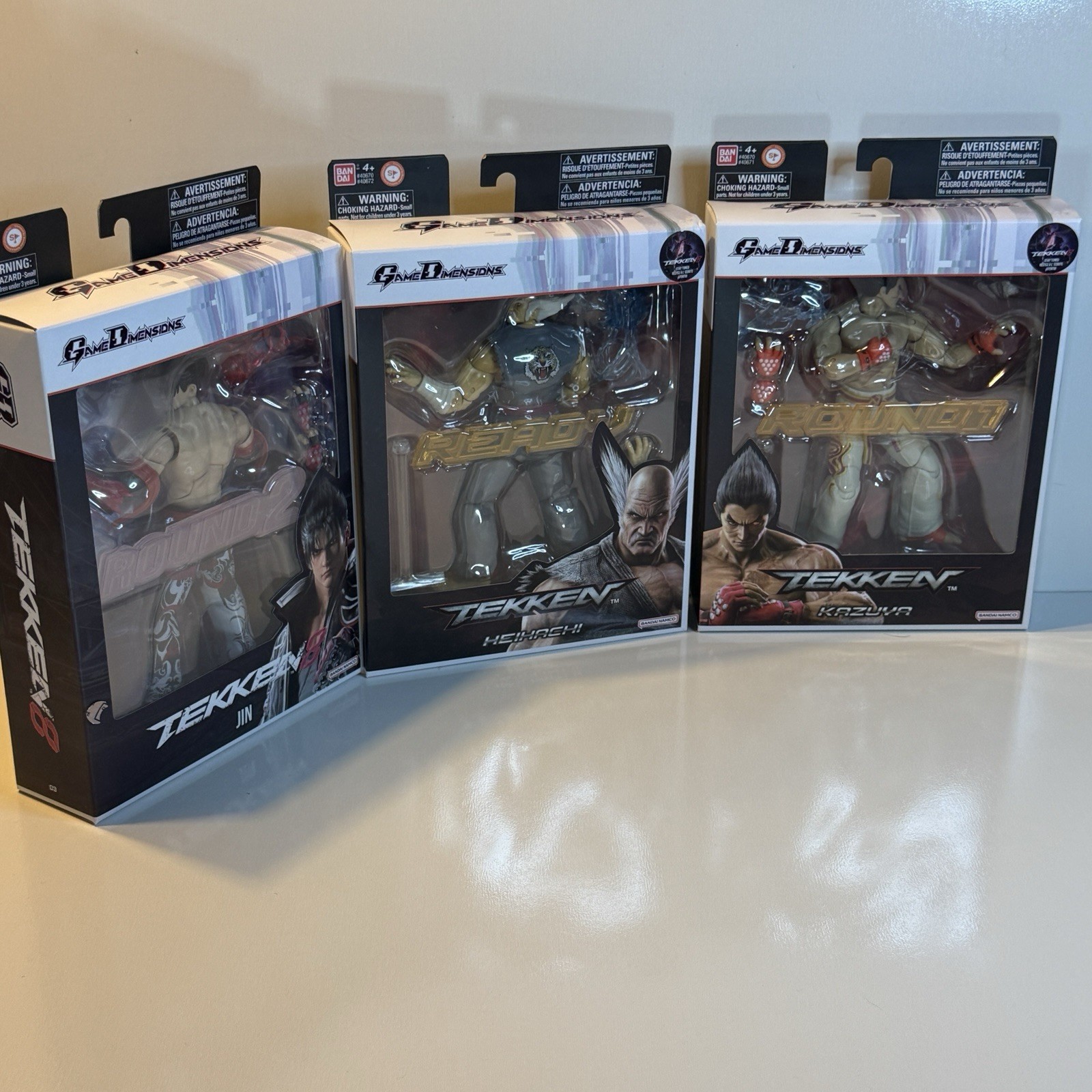 Game Dimensions Tekken 7” Action Figures Kazuya-Heihachi & Hun