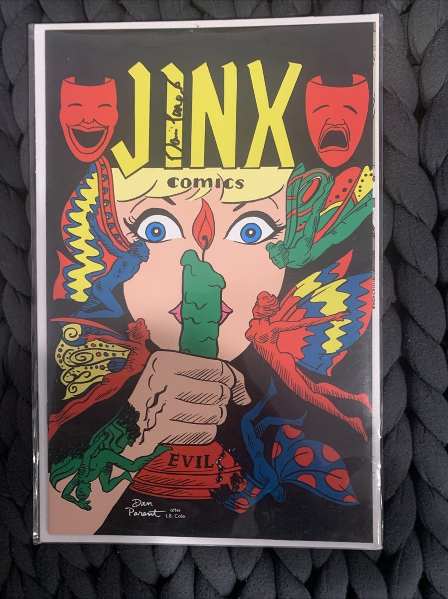 Jinx #1 Firmato da Dan Parent #/250 Archie Maschera Omaggio Variante 2022 Fumetto