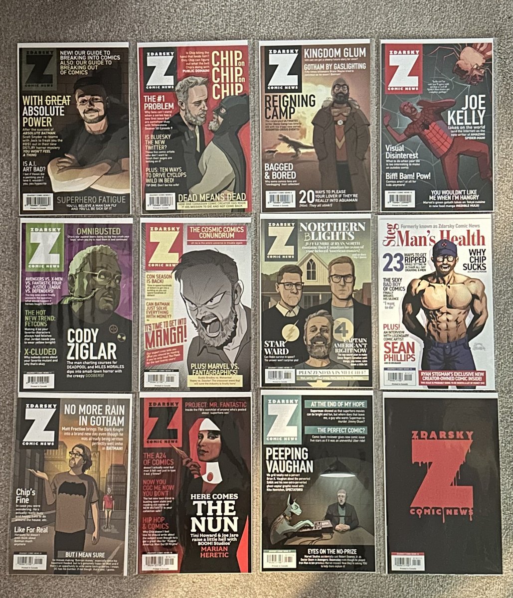 Zdarsky Comic News #7, 8, 9, 10, 11, 12, 13, 14, 15, 16, 17, 18 lotto chip