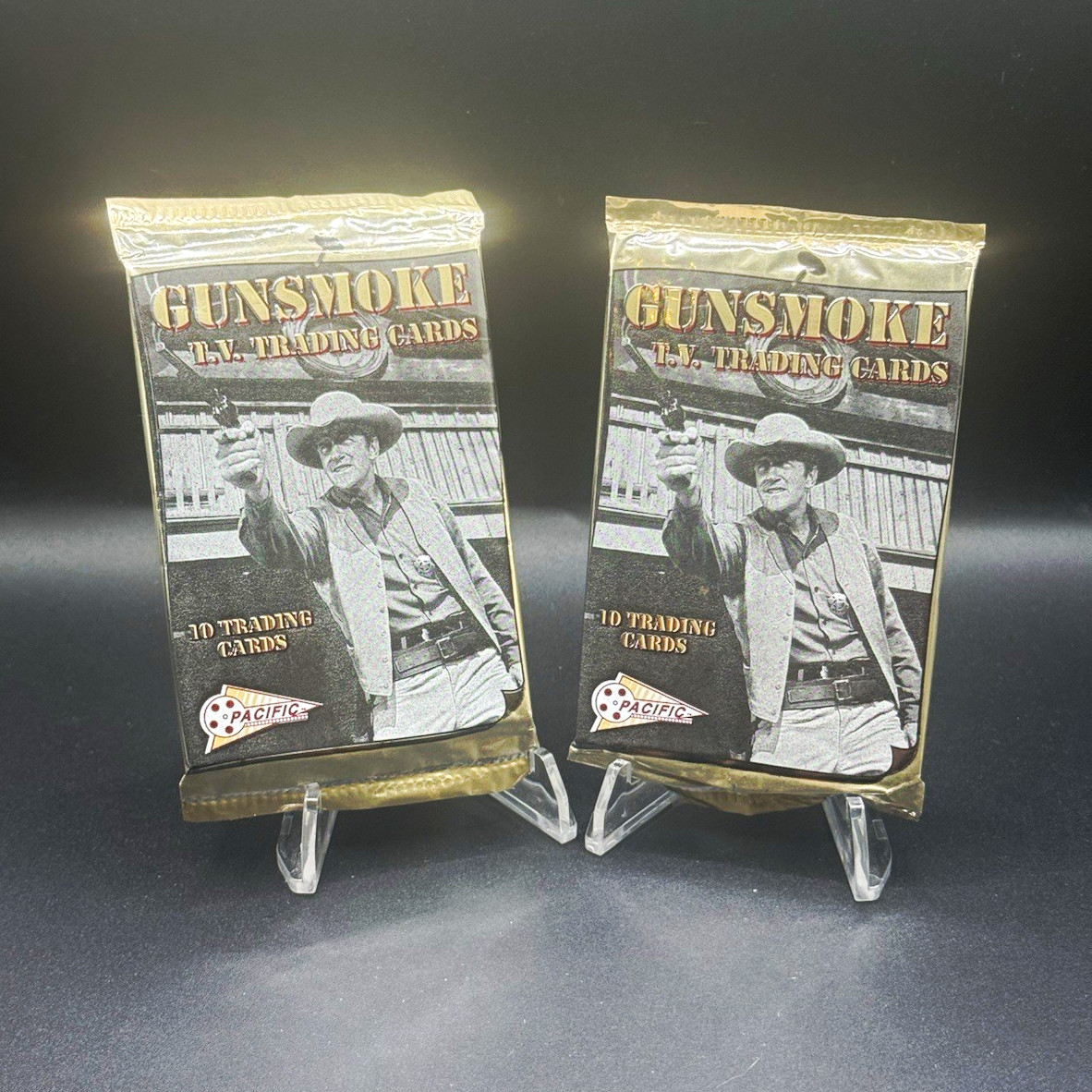 (2) Confezioni Sigillate Pacific Gunsmoke 1993 Carte Collezionabili