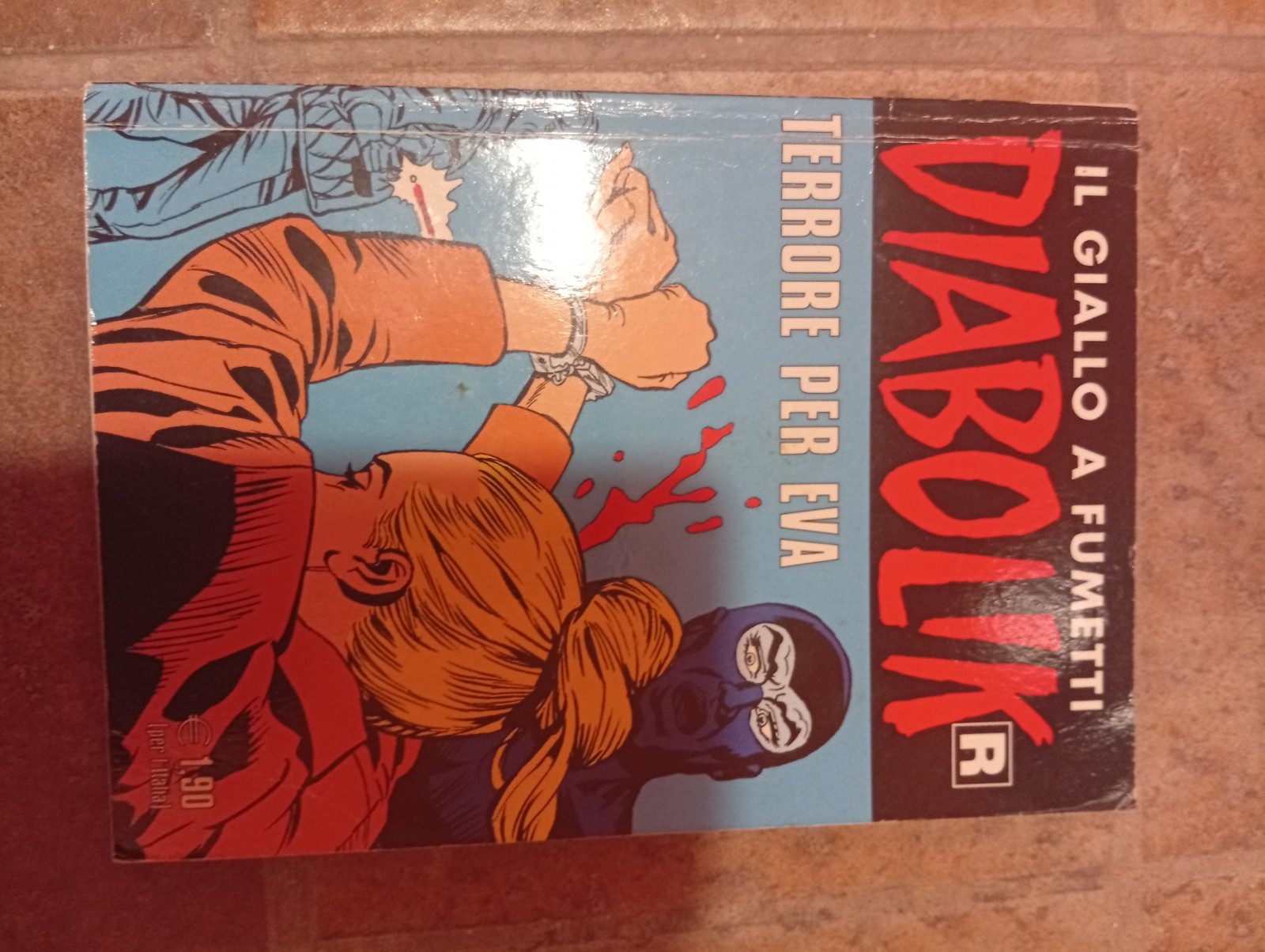 Diabolik n. 80563 numero singolo Terrore per Eva 1982 L. Giussani a colori