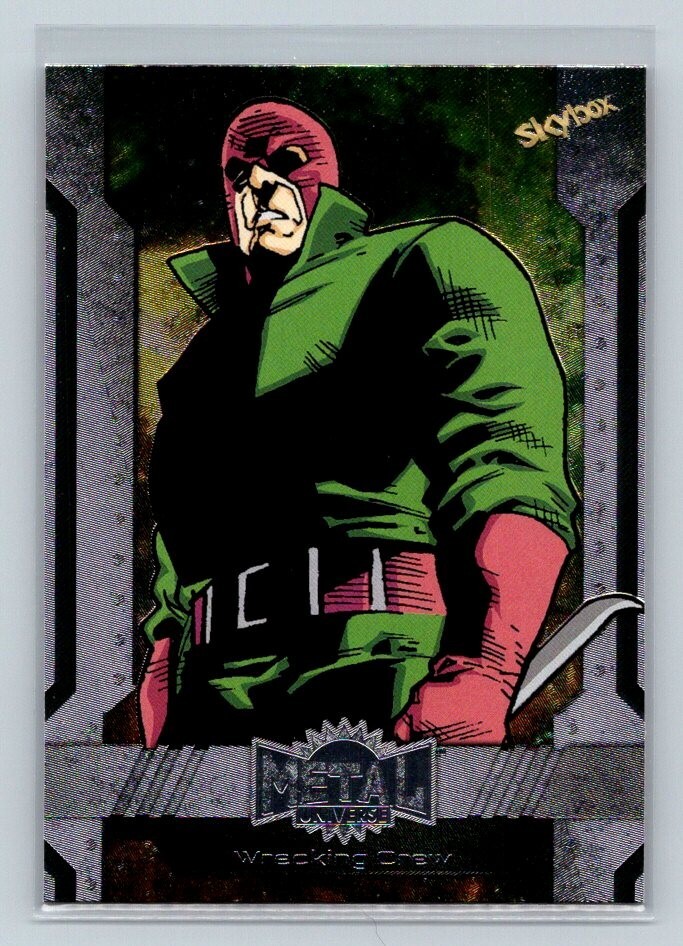 2024 Skybox Marvel Metal Universe Avengers #91 Wrecking Crew Trading Card