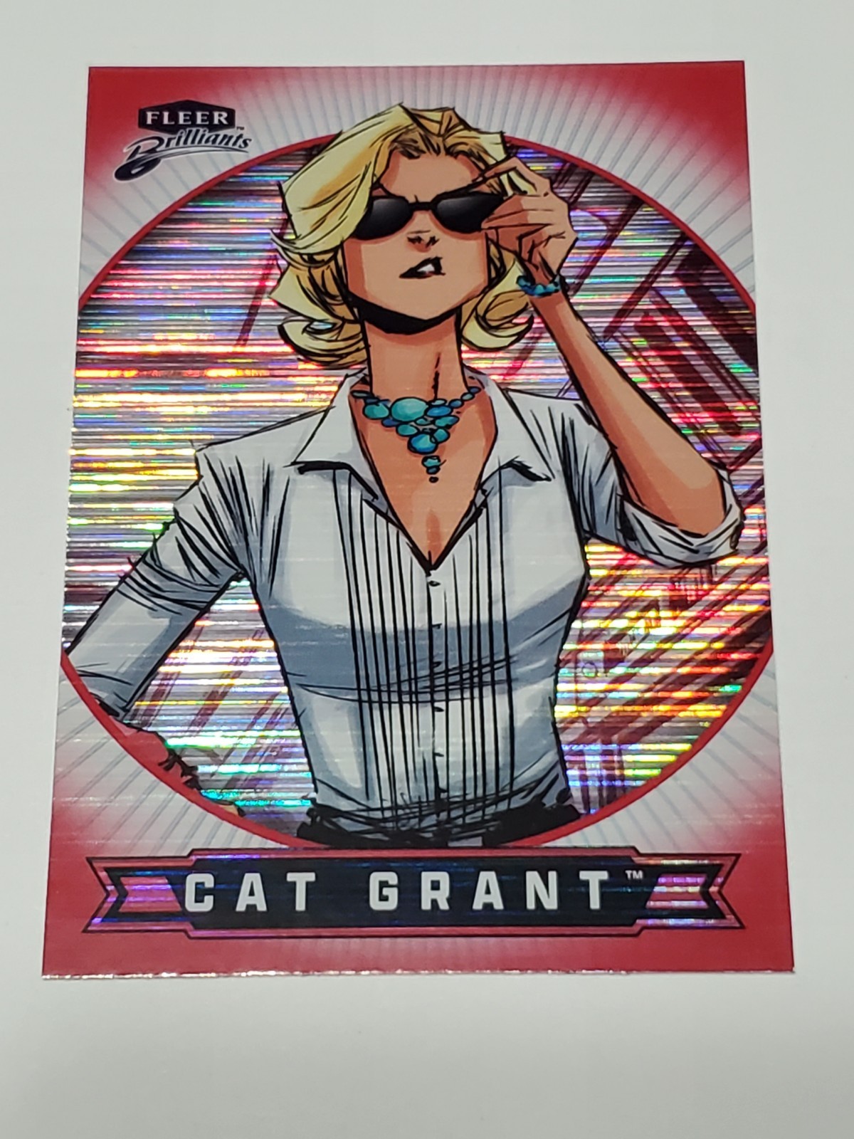 Fleer Brilliants Superman - Cat Grant #6 - Red Heat Vision Parallel 1312/ 1938