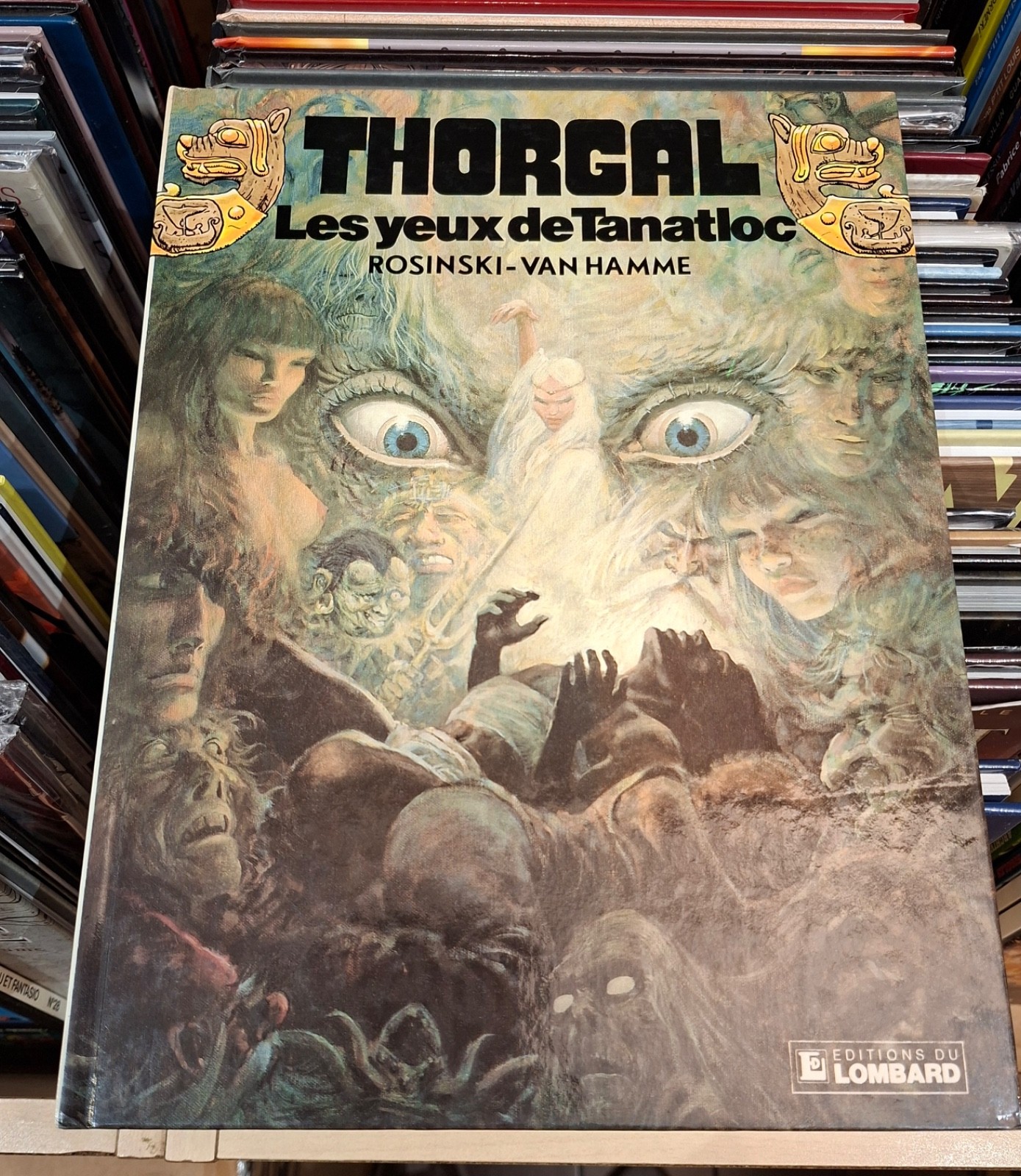 THORGAL : Les yeux de Tanatloc _ Rosinski - Van Hamme _ Lombard / E.O. 1986 TBE