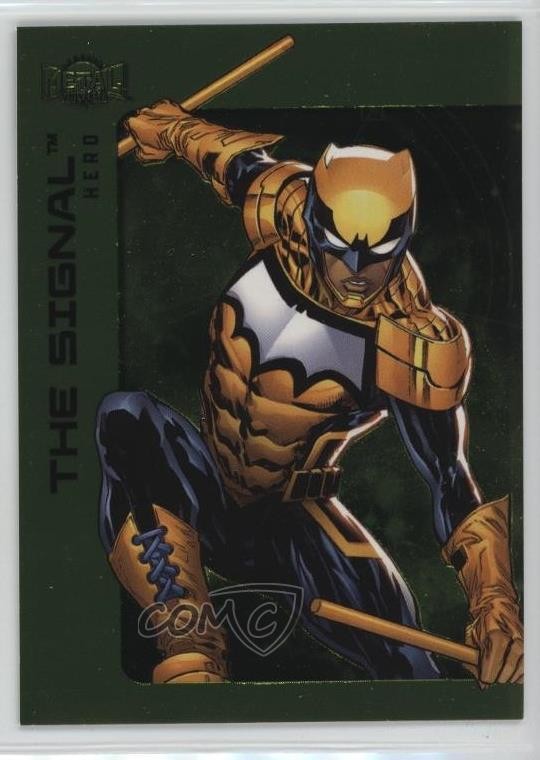 2025 Skybox Metal Universe Batman Lime Green FX /175 The Signal #23 0s5p