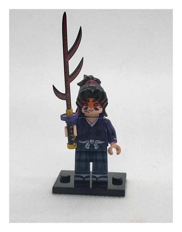 Figurine type Lego - Demon Slayer - kokushibo (Lego-style Figure - Demon Slayer - Kokushibo)
