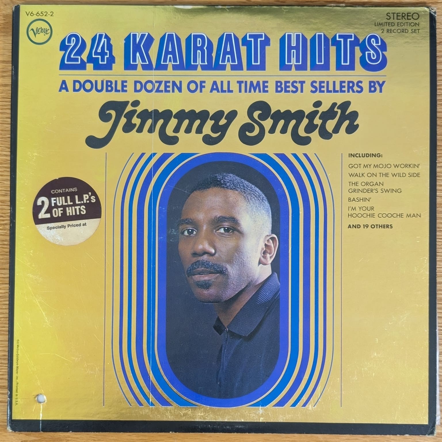 JIMMY SMITH – 24 KARAT HITS - VINYL 2XLP - X23