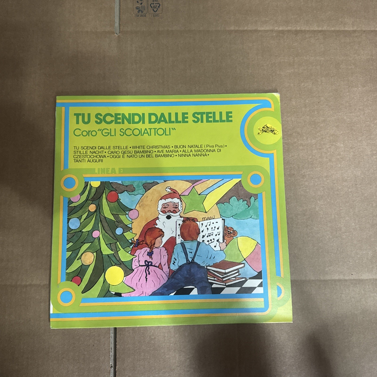 Coro Gli Scoiattoli Tu Scendi Dalle Stelle LP, Comp Mantra Records (3) -33giri