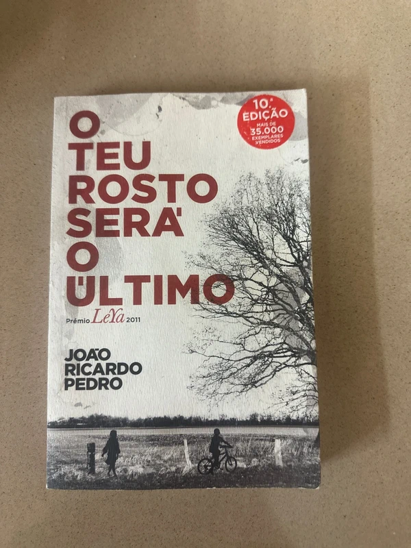 Livro O Teu Rosto Será o último de João Ricardo Pedro