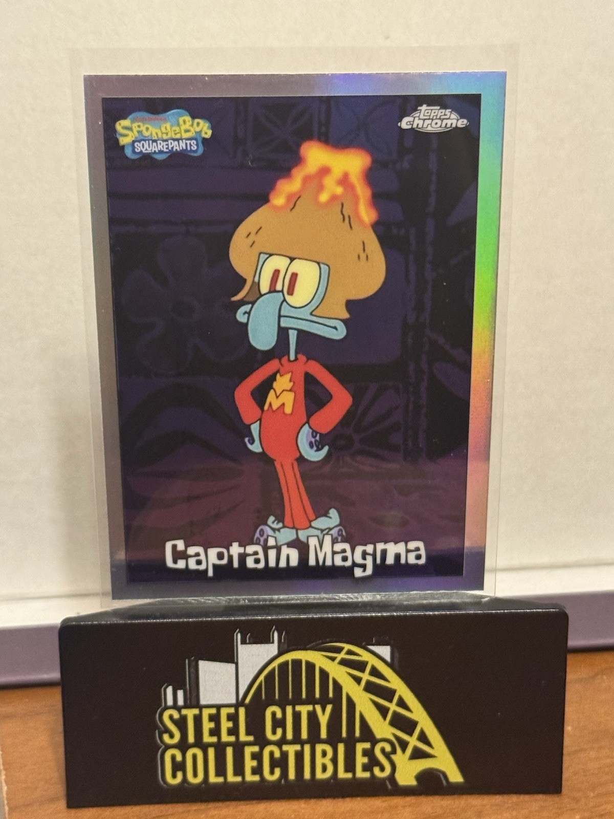 2025 Topps Chrome SpongeBob #136 Captain rifrattore magma