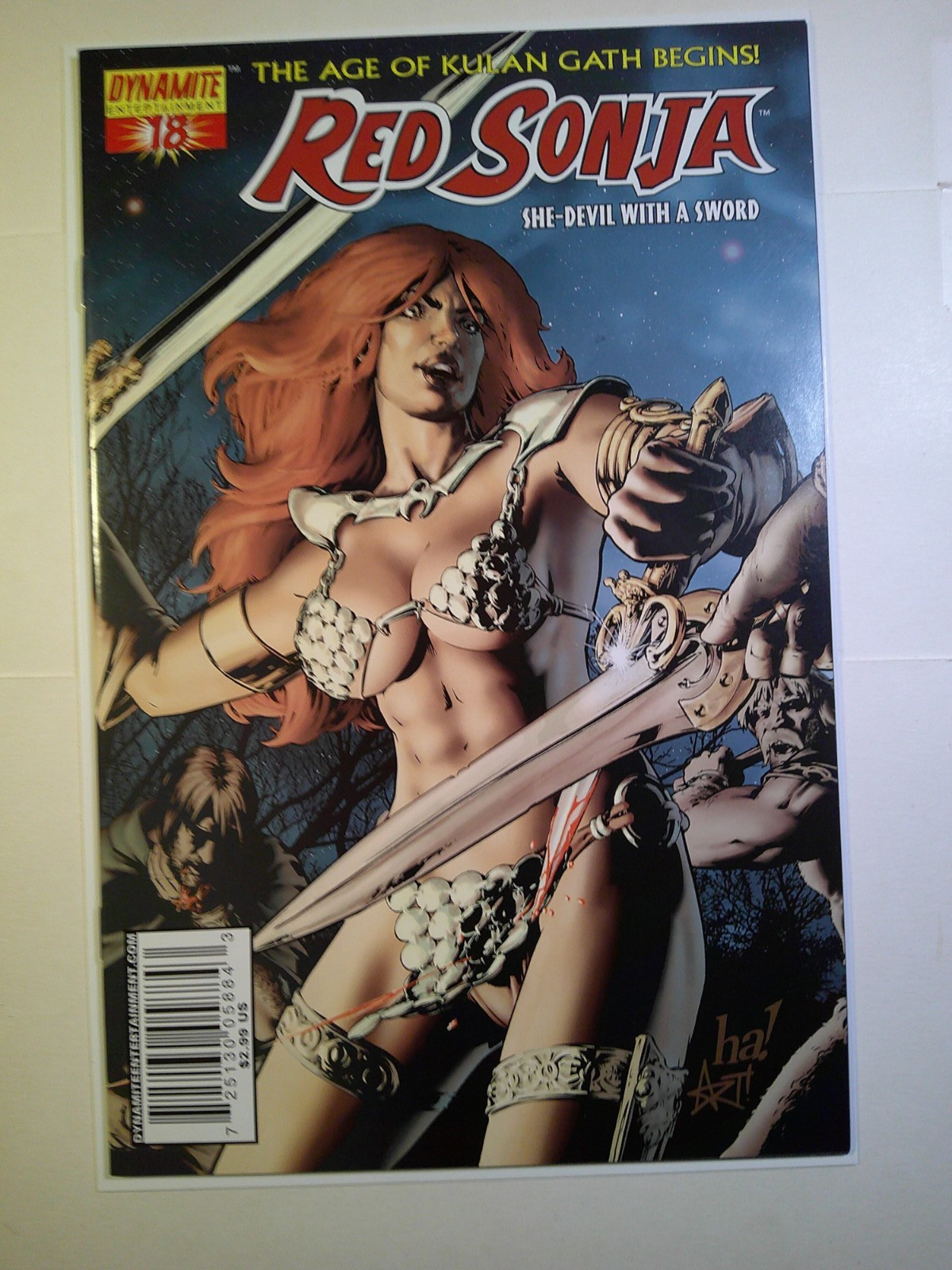 Red Sonja #18, dinamite, quasi nuovo