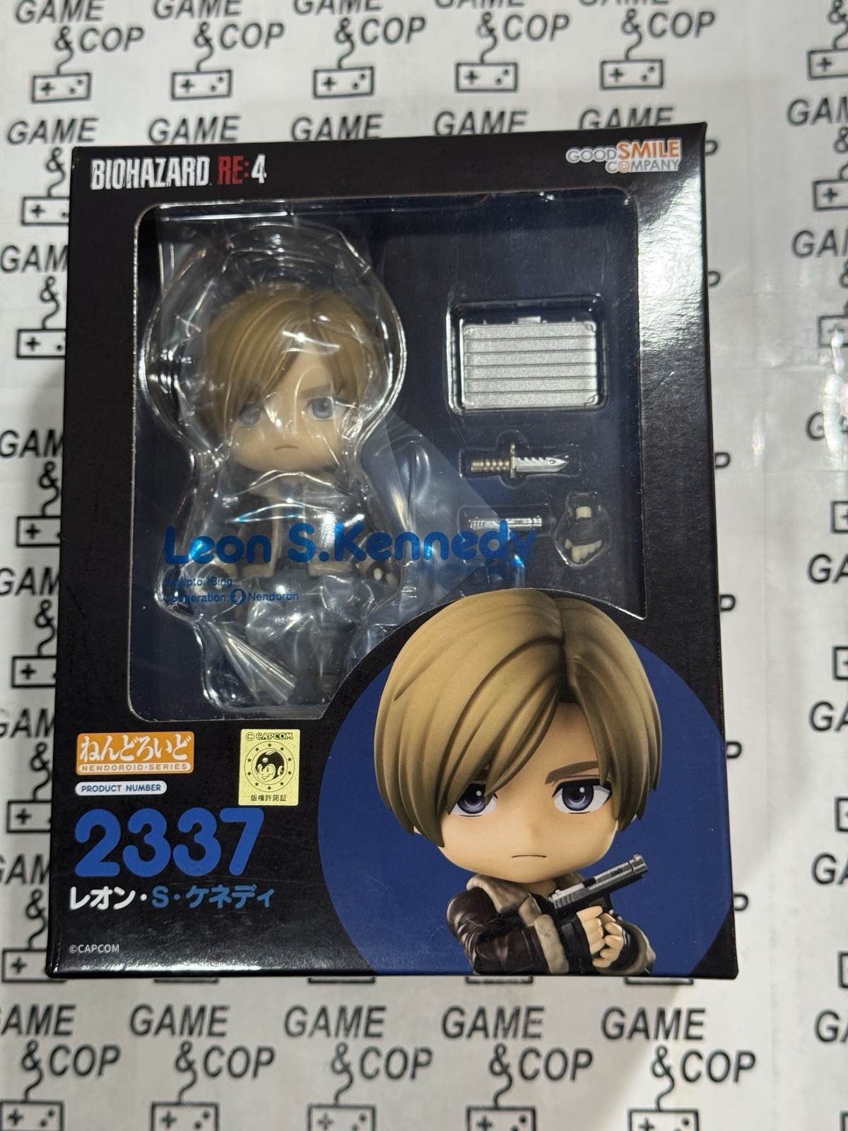 Personaggio Good Smile Company Nendoroid 2337 Leon S. Kennedy Resident Evil AUTENTICO