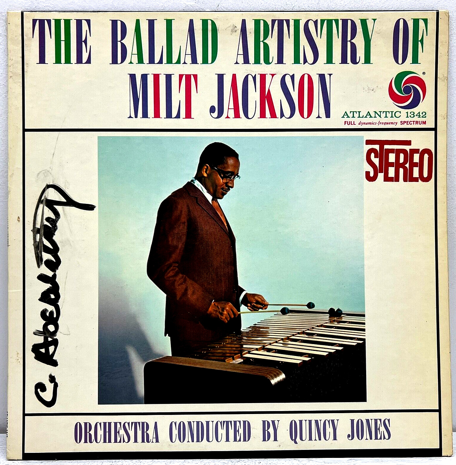 Milt Jackson The Ballad Artistry 1960 Vinyl Atlantic Records 1st Press