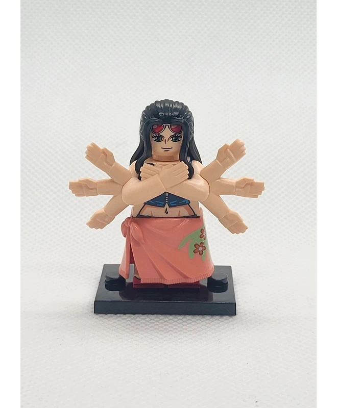 Figurine type Lego - one Piece - Nico Robin (Lego-style figure)