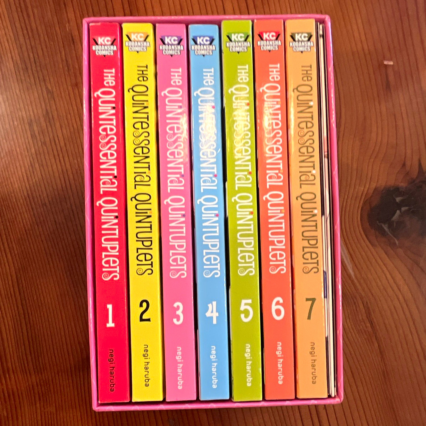 The Quintessential Quintuplets Part 1 Manga Box Set Vol 1-7 Copertina Morbida Inglese