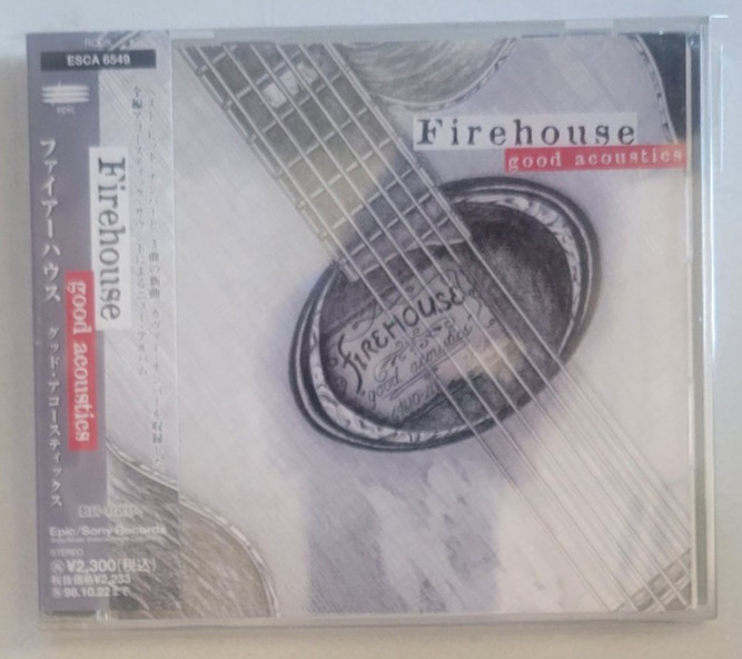 Firehouse Good Acoustics CD Japan ESCA-6549 OBI