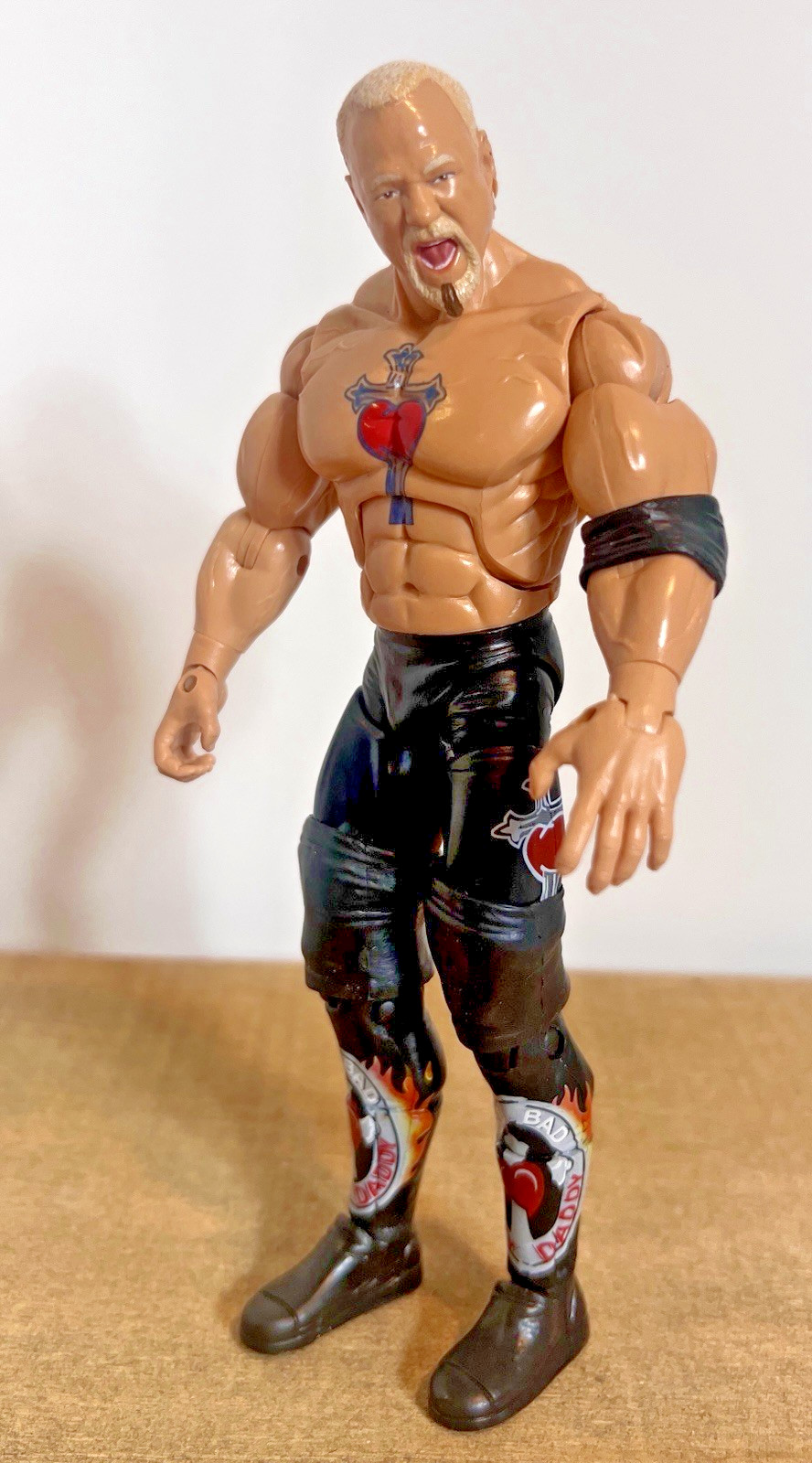 Figurina TNA Jakks Cross The Line Scott Steiner Big Poppa Pump Deluxe Impact 2010