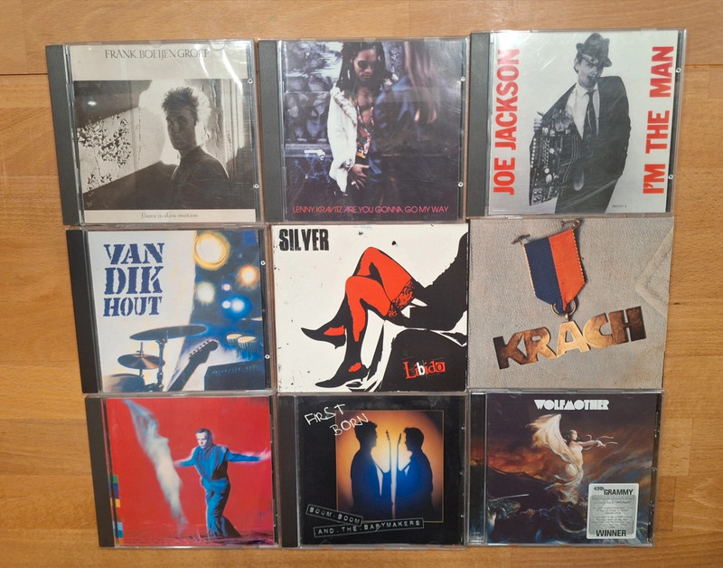 9 rock cd's 🎸🔥