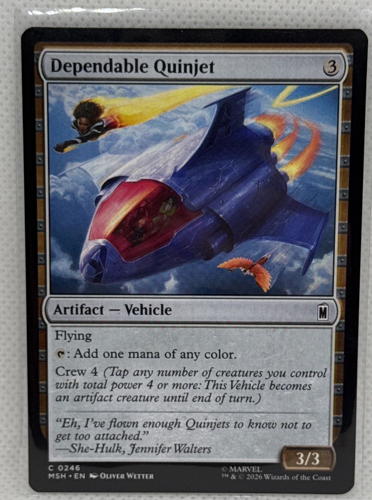 Affidabile Quinjet Marvel Super Heroes Regolare 246