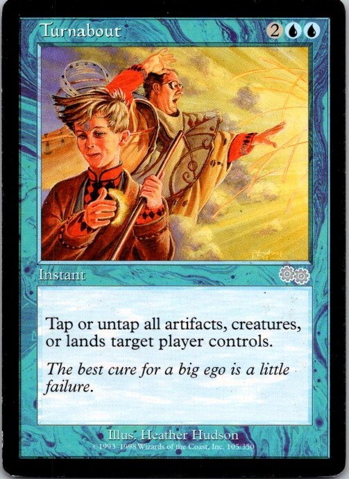 Lot of 2 MTG Magic The Gathering Turnabout Urza's Saga See Scans
